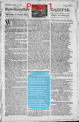 Page thumbnail for The New Hampshire Gazette