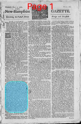 Page thumbnail for The New Hampshire Gazette