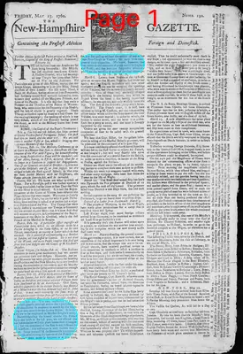 Page thumbnail for The New Hampshire Gazette
