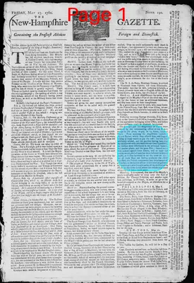 Page thumbnail for The New Hampshire Gazette