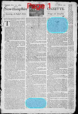 Page thumbnail for The New Hampshire Gazette