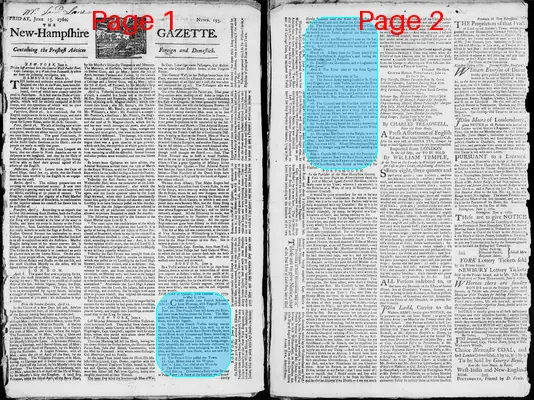 Page thumbnail for The New Hampshire Gazette