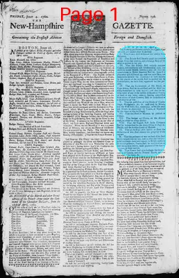 Page thumbnail for The New Hampshire Gazette