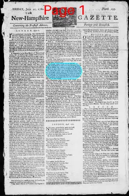 Page thumbnail for The New Hampshire Gazette