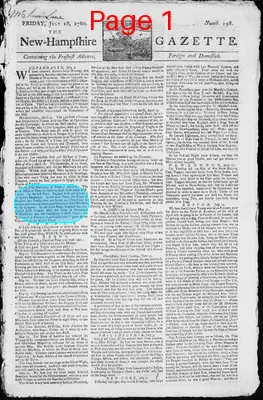 Page thumbnail for The New Hampshire Gazette