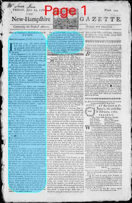 Page thumbnail for The New Hampshire Gazette