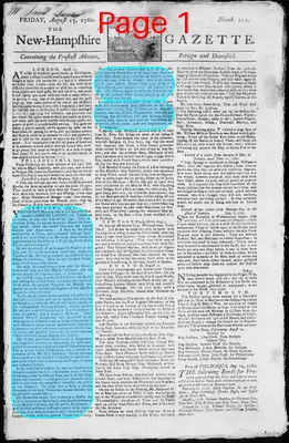 Page thumbnail for The New Hampshire Gazette