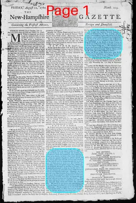 Page thumbnail for The New Hampshire Gazette