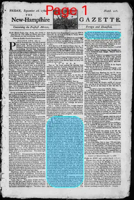 Page thumbnail for The New Hampshire Gazette