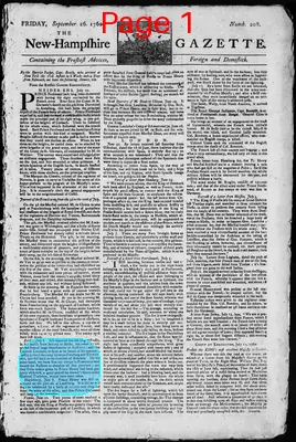 Page thumbnail for The New Hampshire Gazette