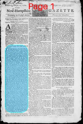 Page thumbnail for The New Hampshire Gazette