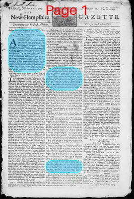 Page thumbnail for The New Hampshire Gazette