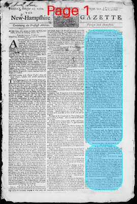 Page thumbnail for The New Hampshire Gazette