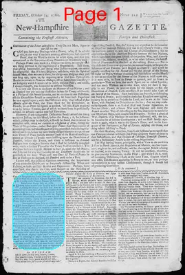 Page thumbnail for The New Hampshire Gazette