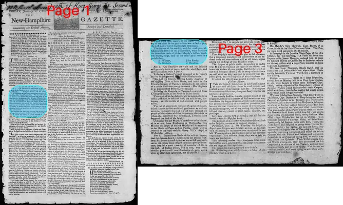 Page thumbnail for The New Hampshire Gazette
