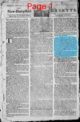 Page thumbnail for The New Hampshire Gazette
