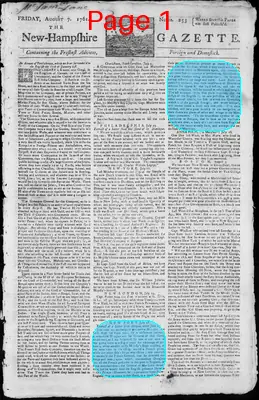 Page thumbnail for The New Hampshire Gazette