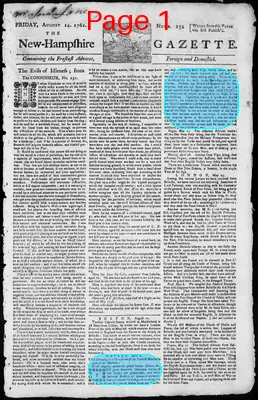 Page thumbnail for The New Hampshire Gazette