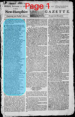 Page thumbnail for The New Hampshire Gazette
