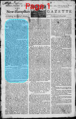 Page thumbnail for The New Hampshire Gazette