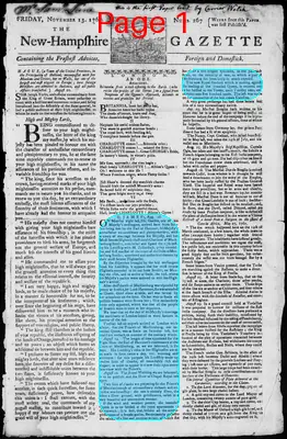 Page thumbnail for The New Hampshire Gazette