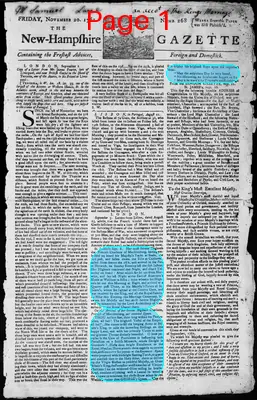 Page thumbnail for The New Hampshire Gazette