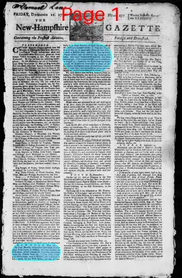 Page thumbnail for The New Hampshire Gazette