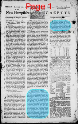 Page thumbnail for The New Hampshire Gazette