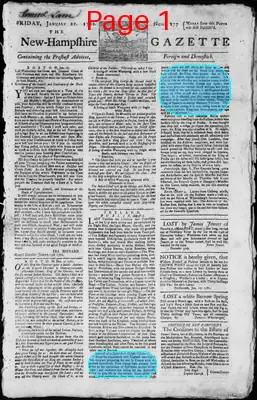Page thumbnail for The New Hampshire Gazette