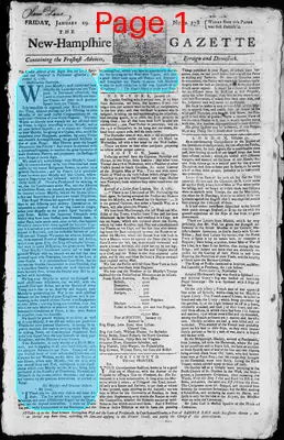 Page thumbnail for The New Hampshire Gazette