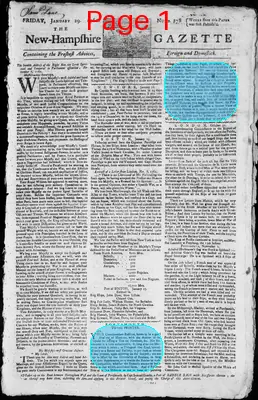 Page thumbnail for The New Hampshire Gazette
