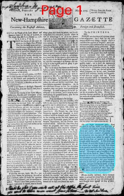 Page thumbnail for The New Hampshire Gazette