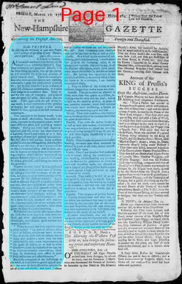 Page thumbnail for The New Hampshire Gazette