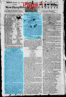 Page thumbnail for The New Hampshire Gazette