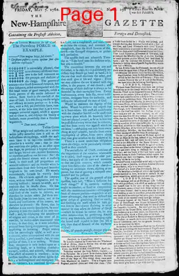 Page thumbnail for The New Hampshire Gazette