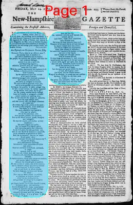 Page thumbnail for The New Hampshire Gazette