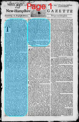 Page thumbnail for The New Hampshire Gazette