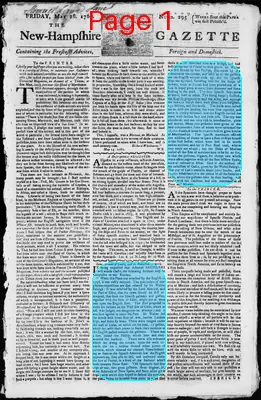 Page thumbnail for The New Hampshire Gazette