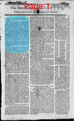 Page thumbnail for The New Hampshire Gazette