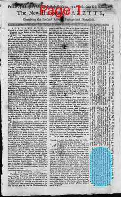 Page thumbnail for The New Hampshire Gazette