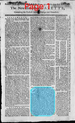 Page thumbnail for The New Hampshire Gazette