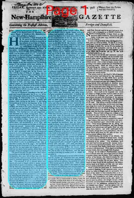 Page thumbnail for The New Hampshire Gazette