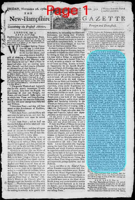 Page thumbnail for The New Hampshire Gazette