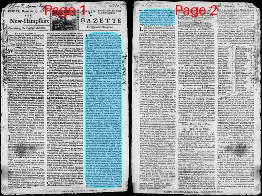 Page thumbnail for The New Hampshire Gazette