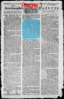 Page thumbnail for The New Hampshire Gazette
