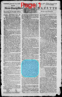 Page thumbnail for The New Hampshire Gazette