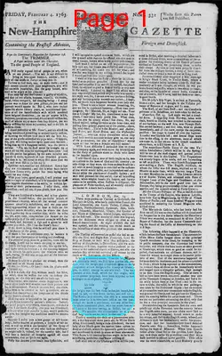Page thumbnail for The New Hampshire Gazette