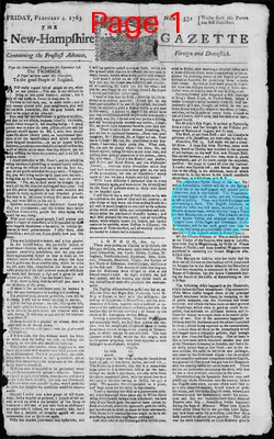 Page thumbnail for The New Hampshire Gazette