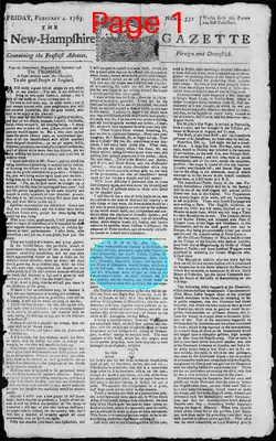 Page thumbnail for The New Hampshire Gazette