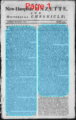 Page thumbnail for The New Hampshire Gazette And Historical Chronicle